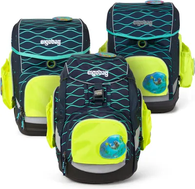 Produktbild von Ergobag Pack, Cubo, Cubo light Seitentaschen Zip-Set gelb