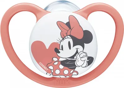 Obrázok produktu pre Cumlk Space NUK 0-6m Disney Mickey Mouse erven - 0-6 m