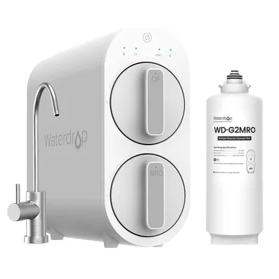 Obrázek produktu pro Systém filtrace vody reverzní osmózou Waterdrop WD-G2-W RO, s 1 přídavným filtrem WD-G2MRO