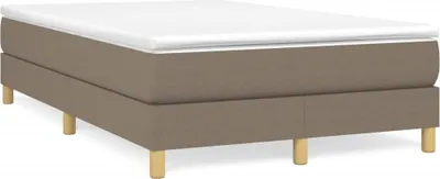 Produktbild von vidaXL Boxspringbettgestell Taupe 120x200 cm Stoff