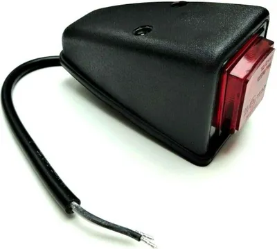 Produktbild von Rot LED Umrissleuchte, Begrenzungsleuchte für LKW, Anhänger, Wohnwagen 12V 24V mit Kabel und E9