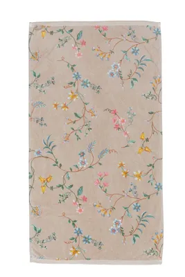 Produktbild von Pip Studio Les Fleurs Badetuch Farbe Khaki Größe 70x140cm