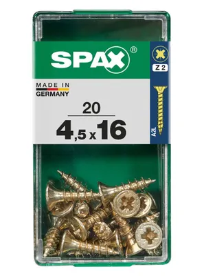 Produktbild von Spax Universalschrauben 4.5 x 16 mm PZ 2 - 20 Stk.