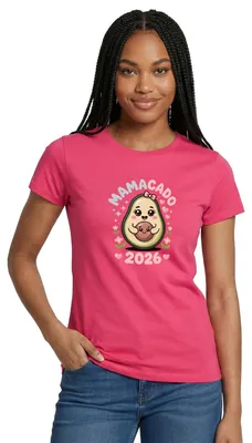 Produktbild von Spreadshirt Geschenk Schwangerschaft | Mamacado Muttertag Frauen T-Shirt, S, Azalea