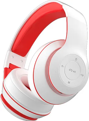 Obrázok produktu pre INF Červené Bluetooth slúchadlá na uši - Pohlcujúci zvuk