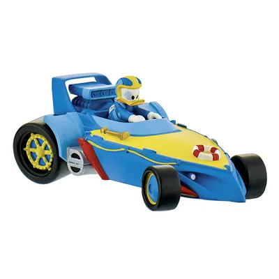 Produktbild von Bullyland 15460 Disney Donald Duck in einem Rallye-Auto