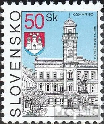 Produktbild von Briefmarken Slowakei 2001 Mi 393 (kompl.Ausg.) postfrisch Freimarke: Städte