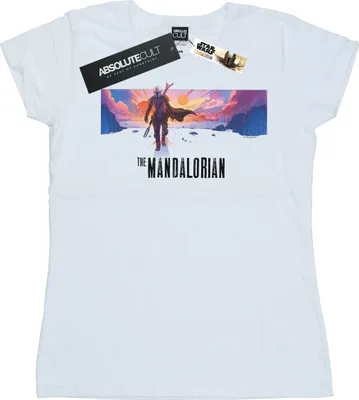 Produktbild von Star Wars - "The Mandalorian" T-Shirt für Damen BI50508 (L) (Weiß)