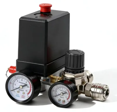 Druckregler 220 V 120 psi mit Manometer und Sicherheitsventil