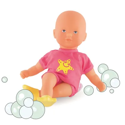 Zdjęcie produktu dla Corolle Mon Poupon Lalka do kąpieli różowa, 20 cm