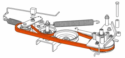 Produktbild von Fahrantriebsriemen passend für MTD 13A4065 13AF607G352 13AI607H098 13AK604G401