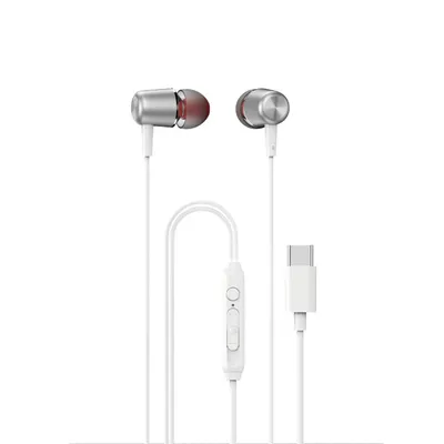 Produktbild von Dudao X1Prot In-Ear kabelgebundene Kopfhrer Usb-C 1.2 M - Wei