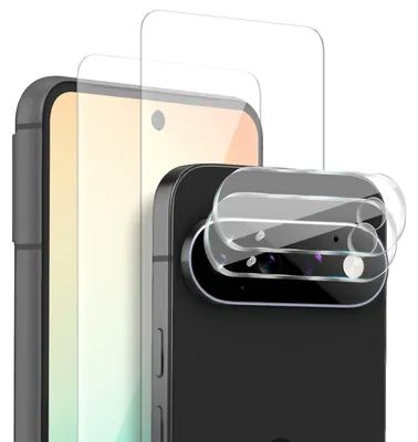 Produktbild von 2x Display + Kamera Glas für Google Pixel 11 Pro Panzerfolie Displayglas Kameraglas 9H Schutzglas