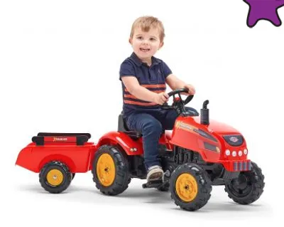Immagine prodotto di Trattore a pedali Xtractor rosso
