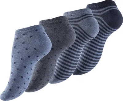Produktbild von Vincent Creation® Sneaker Socken "Dot´s and Stripes“ 8 Paar 39-42