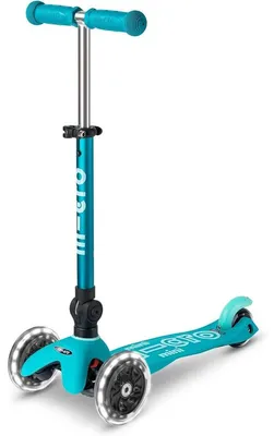 Produktbild von Micro Mobility Mini Micro Deluxe Foldable LED, Kinder, Dreiradroller, Junge/Mädchen, Asphalt, 50 kg, 3 Rad/Räder