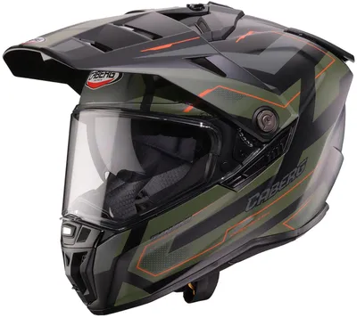 Produktbild von Caberg Helm Tanami Ranger matt-schwarz/military grün-grau - Größe M