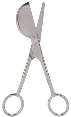 Obrázek produktu pro Nůžky s kachním zobákem na aplikaci, pro všívání koberců, vyšívání a šití, s dvojitě ohnutou zakřivenou rukojetí, 15 cm