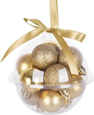 Produktbild von MAGICHOME WEIHNACHTSKUGELN, 12 St., Gold, 3 cm