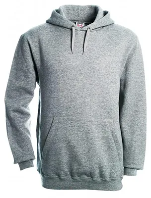 Produktbild von B&C Herren Kapuzenpullover / Hoodie / Kapuzensweater FK152 (S) (Grau meliert)