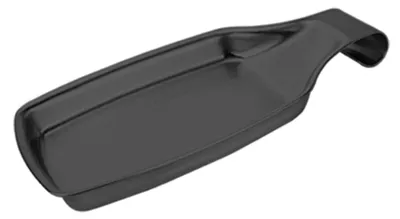 Immagine prodotto di Porta cucchiai in acciaio inox 304, quadrato, elegante portautensili per la cucina, nero