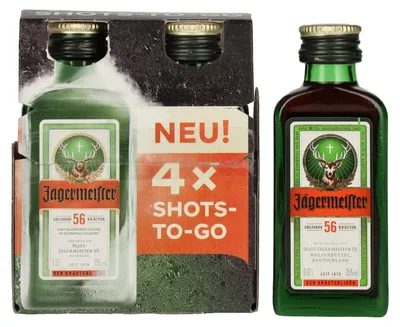 Produktbild von Jägermeister 35% Vol. 4x0,02l