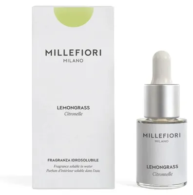 Productafbeelding van Millefiori Milano, lemongrass geurolie voor diffuser