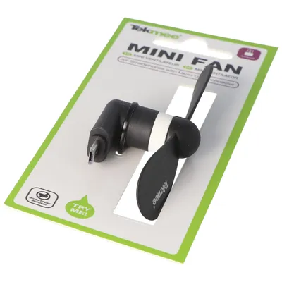 Produktbild von Mini ventilátor pre smartfóny s pripojením micro USB, pripojenie micro USB, ventilátor pre smartfón, rôzne farby
