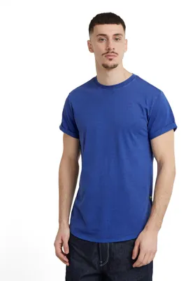Produktbild von G-STAR Herren Lash Overdeyed T-Shirt Blau (Radar Blue gd D16396-2653-G474) XS