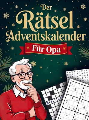Produktbild von Der Rätseladventskalender für Opa