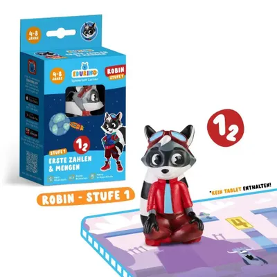Produktbild von Edurino Robin, 4 Jahr(e), Schwarz, Grau, Rot, Weiß