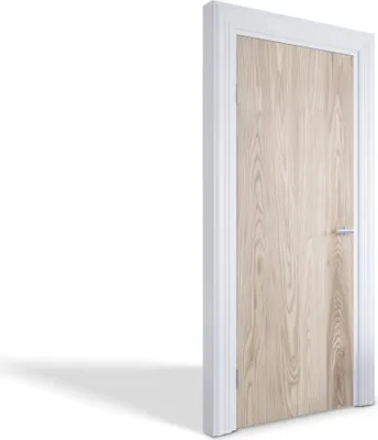Produktbild von Türaufkleber Innentüren Selbstklebende Kreativ Wandsticker - Holzstruktur - 85 x 205 cm