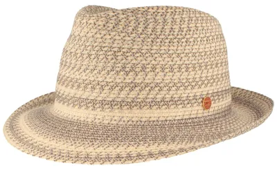Mayser knautschbarer Trilby Maleo mit Borte in grau