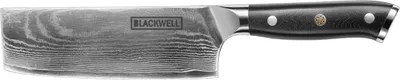 Obrázek produktu pro Japonský příborový nůž Blackwell Nakirimes - 67 vrstev damaškové oceli - VG10 - 17,5 cm