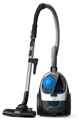 Produktbild von Philips PowerPro Compact Beutelloser Staubsauger, Allergiefilter, 99.9 % Staubaufnahme, 900 W, Weiß (FC9332/09)