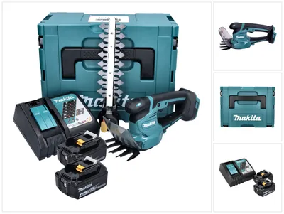 Immagine prodotto di Makita DUM 111 RMXJ cesoie per erba a batteria cesoie per arbusti 18 V + 2x batteria ricaricabile 4,0 Ah + caricatore + Makpac