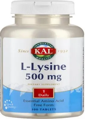 Zdjęcie produktu dla L-lizyna 500 mg tabletki 100 kapsułek