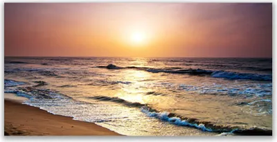 Produktbild von Glasbilder 140x70 Wandbild Druck auf Glas Meer Landschaft