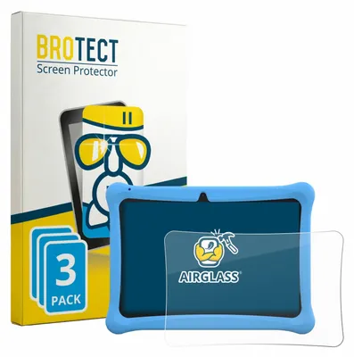 Produktbild von 3x BROTECT Schutzglas für Menghu Kids Tablet 10.1" Schutzfolie Panzer Folie Glas Display Schutz klar