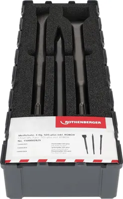 Image de ROTHENBERGER Jeu de burins 3 pièces SDS-plus - 1500002829