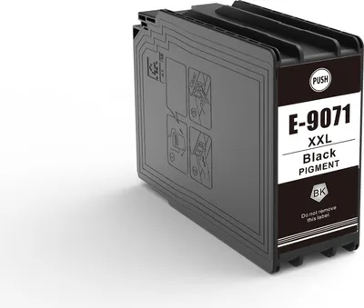 Produktbild von TECHTEK Tinte Ersetzt T9071 (C13T907140) Kompatibel mit [Epson] WorkForce Pro WF-6000, WorkForce Pro WF-6090, WorkForce Pro WF-6090 D2TWC, WorkForce
