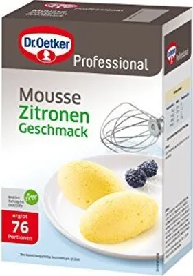 Produktbild von Dr. Oetker Mousse Zitrone-Geschmack 1 kg, 1er Pack (1 x 1 kg)