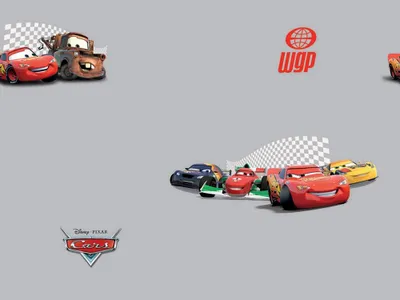 Produktbild von Cars Lightning McQueen Tapete Kindertapete Papiertapete grau 10mx52cm