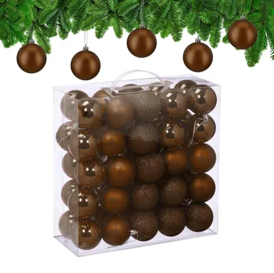 Produktbild von Christbaumkugeln-Set, 3 Designs, Matt & Glänzend