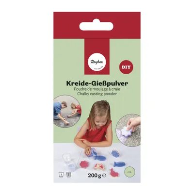 Produktbild von Formpulver zur Herstellung von Kreide 200 g - grüne Farbe