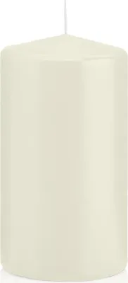 Produktbild von Stumpenkerzen in Cello Elfenbein 130 x 70 mm, 12 Stück