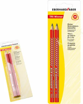 Produktbild von Eberhard Faber 510098 Bleistift 2er Set TRI Winner, 2B