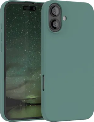 Produktbild von EAZY CASE Silikonhülle für Apple iPhone 16 Plus Silikon Backcover Schutz in Grün