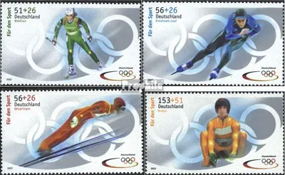 Produktbild von Briefmarken BRD (BR.Deutschland) 2002 Mi 2237b-2240b (kompl.Ausg.) postfrisch Olympische Winterspiele