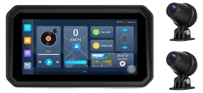 Obrázek produktu pro Motocyklová kamera s dotykovým displejem, vestavěným GPS a technologií AHD